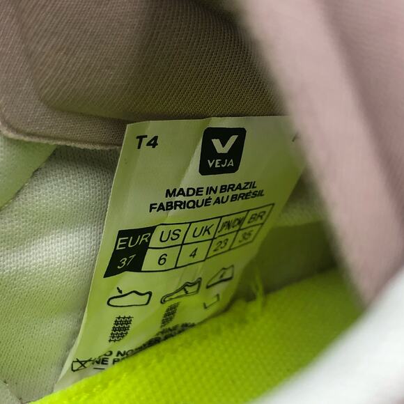 Veja Women's Vegan Marlin Knit Sneakers Lace Up Pink Size US 6 - Picture 7 of 10